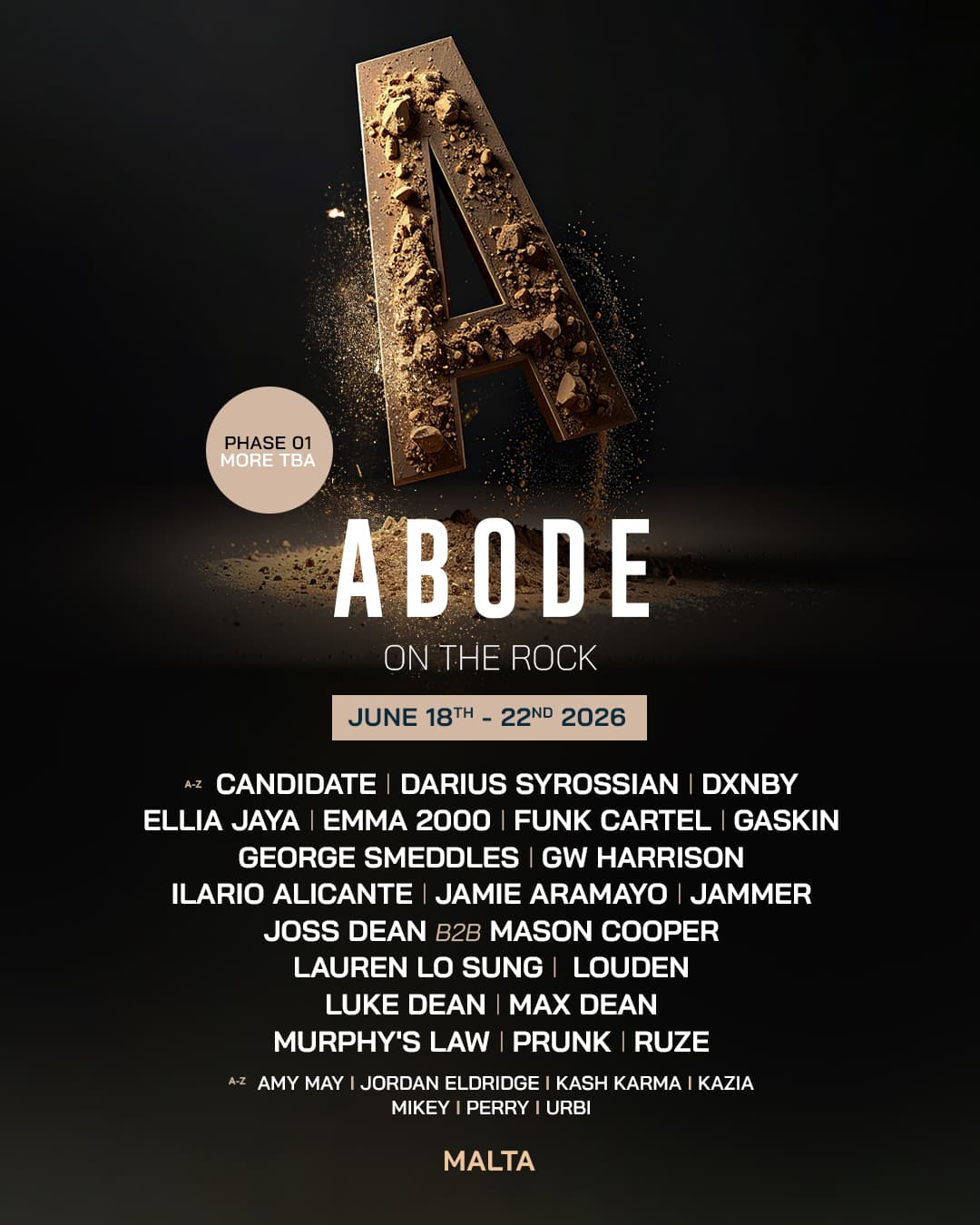 ABODE On The Rock 2026